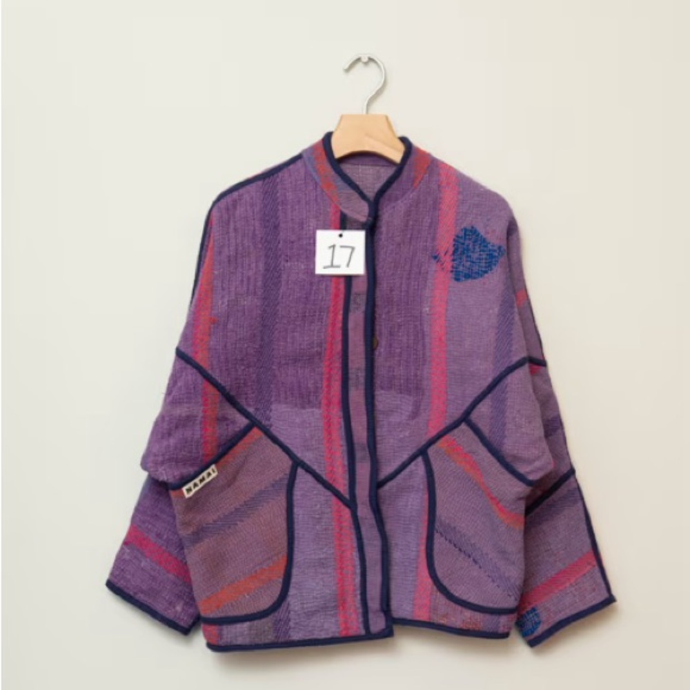 Purple Ladhiya Namai Jacket